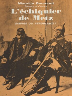 cover image of L'échiquier de Metz